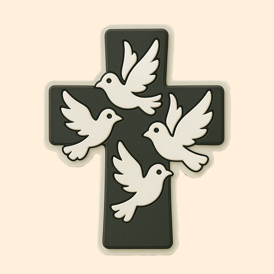 Holy Cross with White Doves