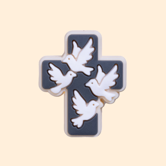 Holy Cross with White Doves