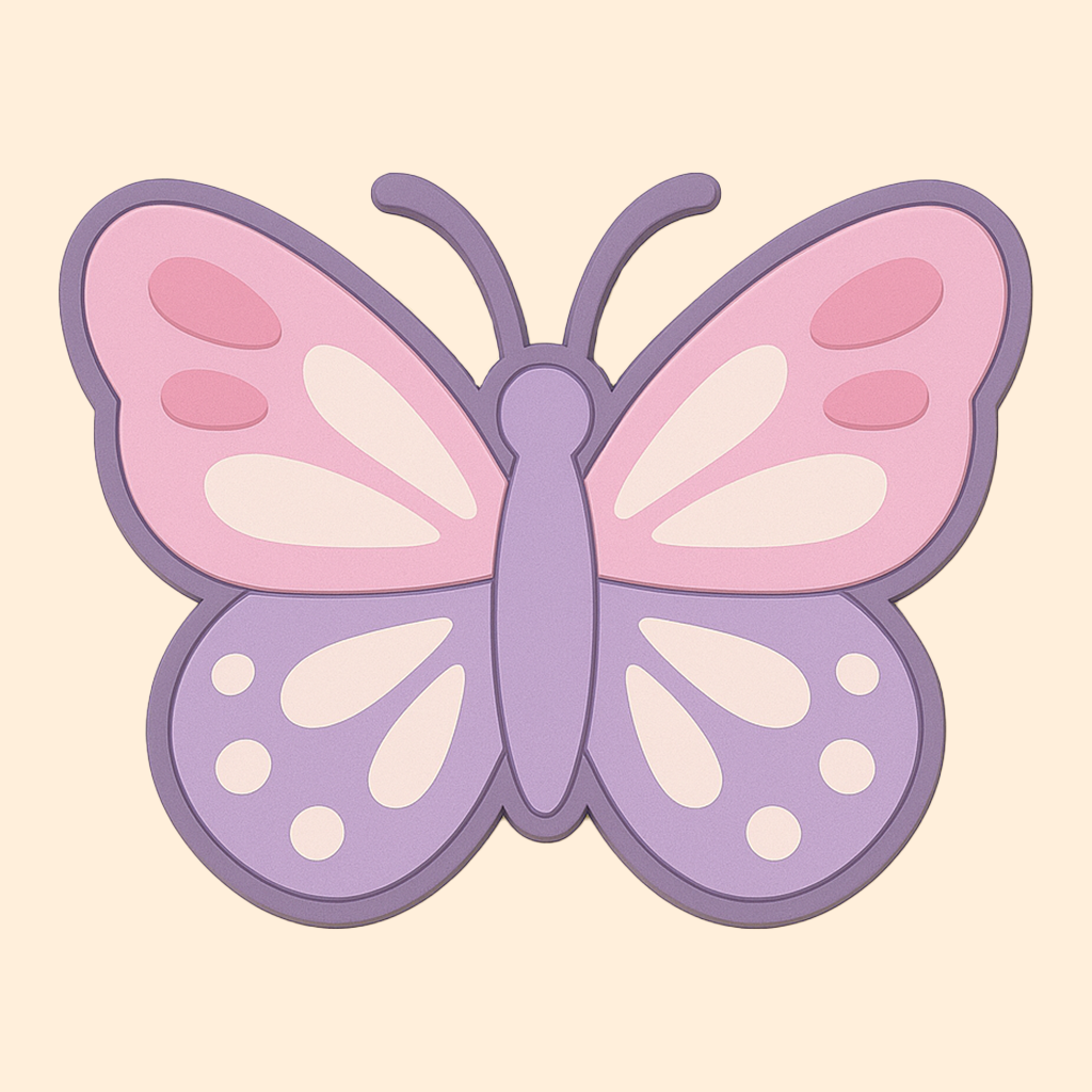 Pink and Purple Butterfly