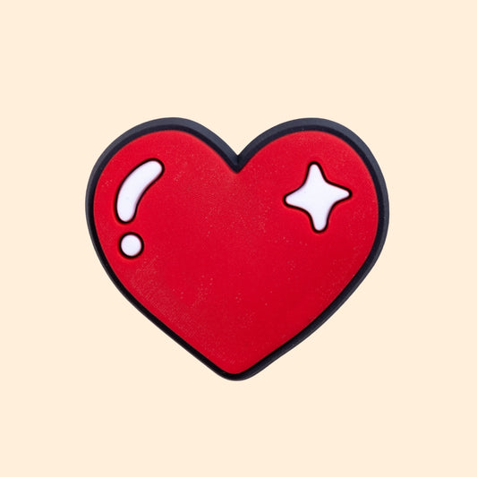 Red Shimmering Heart
