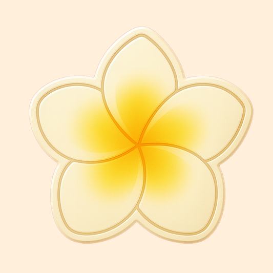White and Yellow Plumeria